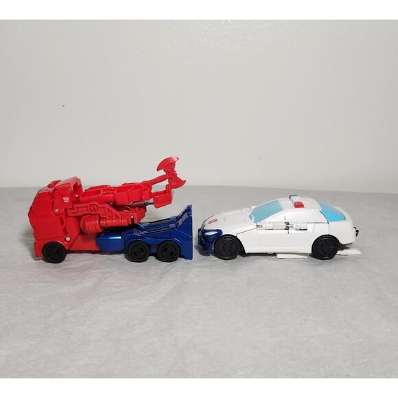 Transformers Cyberverse Optimus Prime And Prowl 1-Step Changers Action Figures - Picture 5 of 7
